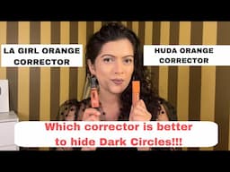 WHICH ORANGE CORRECTOR TO USE HUDA or LA GIRL|PROFESSIONAL MAKEUP CLASS|ONLINEMAKEUP CLASS}PRATIBHA