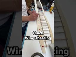 How to wing sheet fling Dlg glider ASMR #building #asmrsounds #balsaglider #dlg #asmr