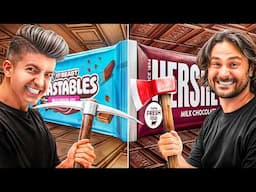 100 Layers of FEASTABLES vs HERSHEY’S!