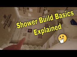 Tile shower, the basics explained.