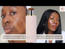 westman atelier vital skin foundation stick dark skin | luxury foundation review | byalicexo