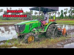 John Deere 3028 EN 28 HP mini tractor puddling performance + user feedback | Agriculture INDIA