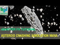 Asteroid Field Crashing Simulation Maya - xShatter Fx