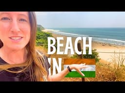 My First BEACH in INDIA 🇮🇳 Relaxing Week in Varkala, Kerala - Gym, Yoga, Sunsets