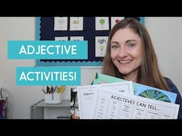 5 Fun Activities for Teaching Adjectives in the Primary Grades