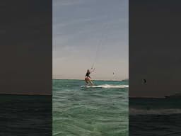 Learn to ride blind with Ronja #shorts #kitesurfing