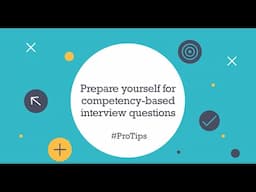 Leadership Protip -  Preparing for a competency-based interview