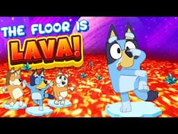 Bluey Freeze Dance - Floor is Lava - Danny Go! - Bluey Floor Is Lava - Brain Breaks For Kids