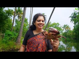 "From River to Plate: Kerala-Style Crab Curry" | Fishing for River Crab | River Fresh Catch & Cook"