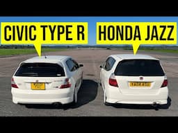 IS MY HONDA JAZZ FASTER THAN A CIVIC TYPE R?