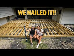 All Framed Up! | Building a New Backyard Deck - Part 2: Framing