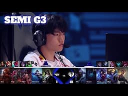 T1 vs GEN - Game 3 | Semi Final LoL Worlds 2024 | T1 vs Gen.G G3 full