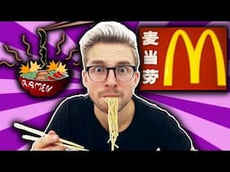 British Boy Trying Asian Junk Food