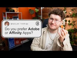 Graphic Designer Q&A: Adobe VS Affinity?? 🧐