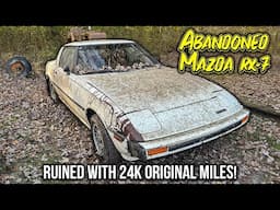 First Wash in 25 Years: Barn Find RX-7 With 24k Original Miles! | Satisfying Restoration