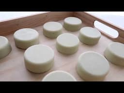 Handmade Soap Making - Avocado Cold Process Soap - No Talking ASMR - Soap Making at Home #soapasmr