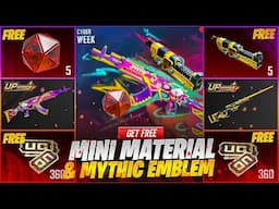 Get Free Mini Materials & Mythic Emblem | Trick To get Free Rewards | Get Free UC |PUBGM