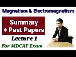 Summary + Past Papers of Magnetism and Electromagnetism (Lecture 1)