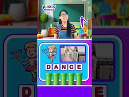 Learn Action Word Spelling by Miss V using the Word Dance