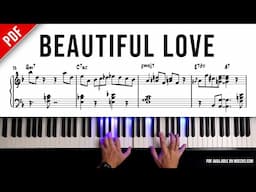 How To Play "Beautiful Love" | Jazz Piano Sheet Music