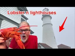 Old Orchard Maine 1st day ! millionaire travel Maine lobster lighthouse retirement money billionaire