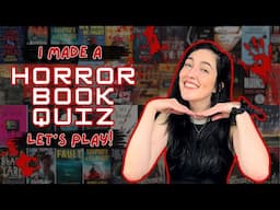 How well do you know your Horror books? Let's find out! ☠️🧟‍♂️🧛🏻‍♀️ (BOOK QUIZ)