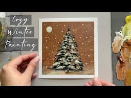 Quick & Easy Winter Tree Painting