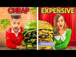 Cheap vs EXPENSIVE Food Challenge 😱