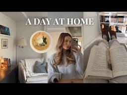 SPEND THE DAY WITH ME ☕🕯️ 7am morning routine, mundane & normal day at home & cozy night at home