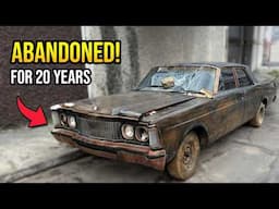 WASHING A FORD RARE CAR ABANDONED FOR 20 YEARS!