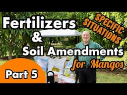 Fertilizers & Soil Amendments for Mangos | Part 5- Specific Situations