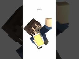 Talking To The Moon (Minecraft Animation Meme) #minecraft #funny #minecraftmemes #memes #shorts