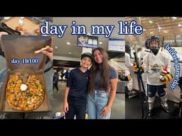 a short day in my life // grwm, little brother's game day, & pizza date night!