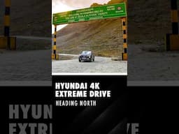 Heading towards extreme north on the Hyundai 4K Extreme Drive #shorts