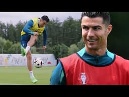 Cristiano Ronaldo Crazy Freestyle Skills in Portugal EURO 2024