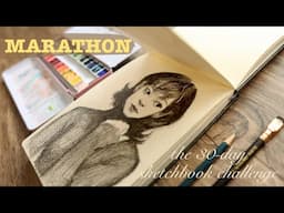 The Sketchbook Challenge MARATHON (part 1)