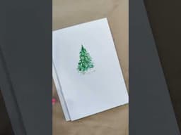 Christmas Tree #watercolour #tutorials