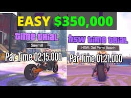 GTA Online Sawmill and Del Perro HSW Time Trial - Make $350,000 in 4 Minutes