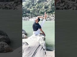 Yoga Flow #ganga #praveenyogaacademy #masterpraveen