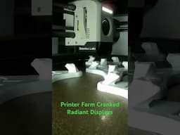 Radiant Displays Printer Farm Going Strong #3dprinterfarm