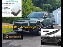 Rivian | R1S | Accessories | Rear Cargo Cover | Hepa Cabin Air Filter | BestEVMod | GEN 1