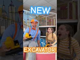 Excavator! HERE WE GO AGAIN😏! Amanda Seyfried NEW Music Video Tomorrow! #blippi #shorts