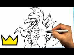 How to Draw GIGAN from GODZILLA | Cartoon