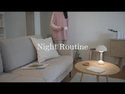 Night Routine | Slow and Cozy Evening At Home | self-care, easy cooking | slow living vlog