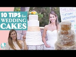 10 Tips to Make a Wedding Cake