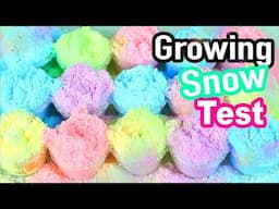 Instagram Growing Snow Test for Cloud Slime