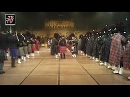 Play the bagpipes! March off massed pipes & drums live