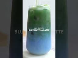 Have you ever tried Blue Matcha Latte? #matcha #spirulina #nekohama #howtomakematcha #spirulina