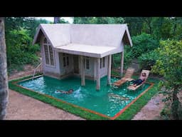 Build Beautiful Private Swimming Pool Design around Dream Mud House