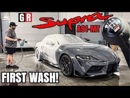 First Wash Toyota A91-MT Supra | Satisfying Car Detailing Transformation | ASMR